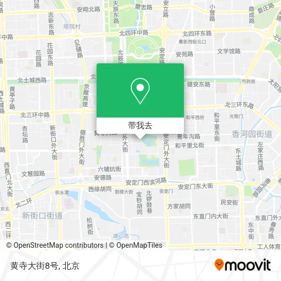 黄寺大街8号地图