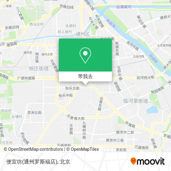 便宜坊(通州罗斯福店)地图