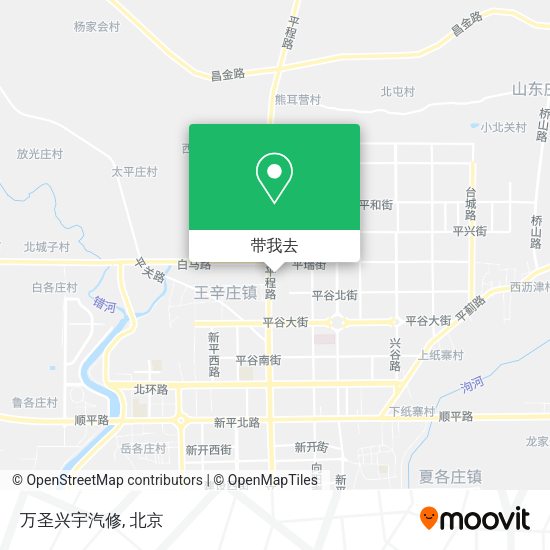 万圣兴宇汽修地图
