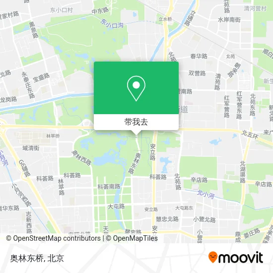奥林东桥地图