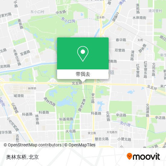 奥林东桥地图