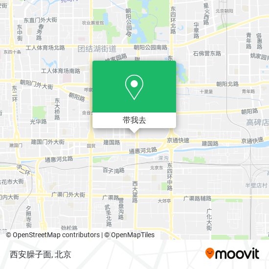 西安臊子面地图