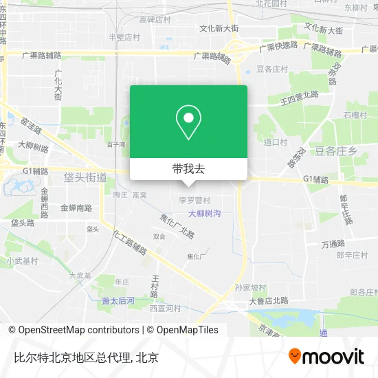 比尔特北京地区总代理地图