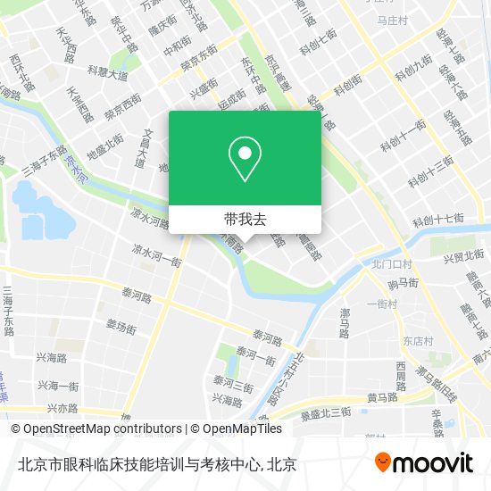 北京市眼科临床技能培训与考核中心地图