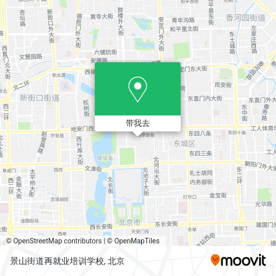 景山街道再就业培训学校地图