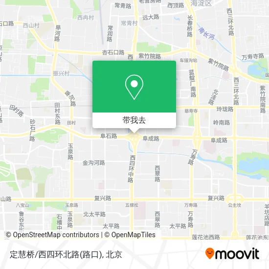 定慧桥/西四环北路(路口)地图