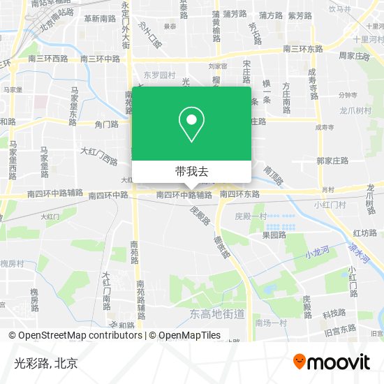 光彩路地图