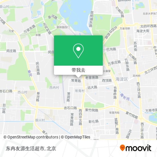 东冉友源生活超市地图