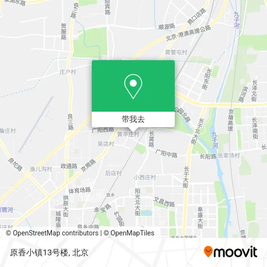 原香小镇13号楼地图