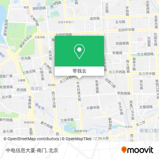 中电信息大厦-南门地图
