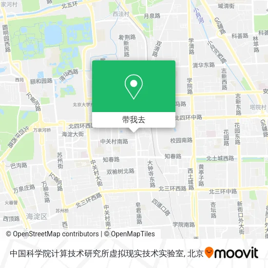 中国科学院计算技术研究所虚拟现实技术实验室地图