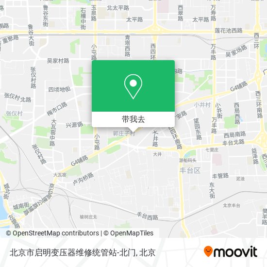 北京市启明变压器维修统管站-北门地图