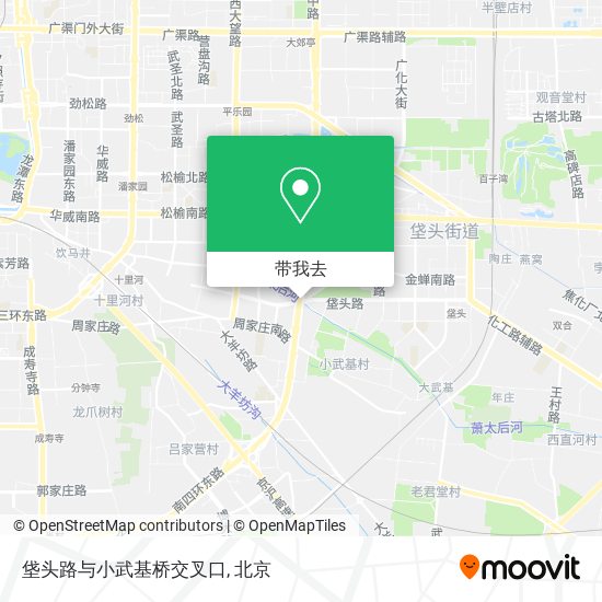 垡头路与小武基桥交叉口地图