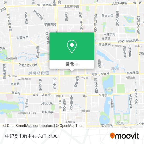 中纪委电教中心-东门地图