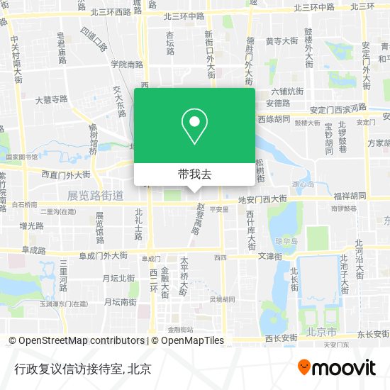 行政复议信访接待室地图
