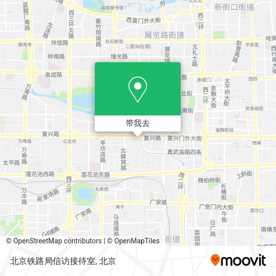 北京铁路局信访接待室地图