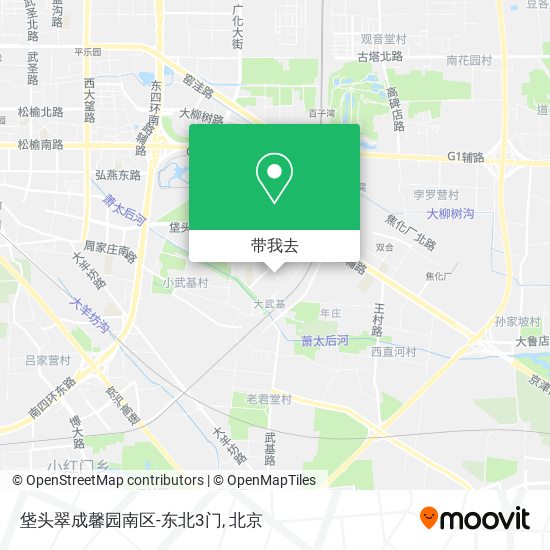 垡头翠成馨园南区-东北3门地图