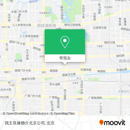 我主良缘婚介北京公司地图