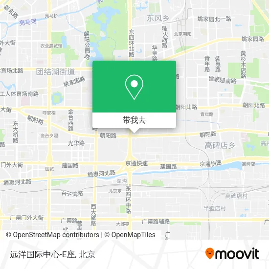 远洋国际中心-E座地图