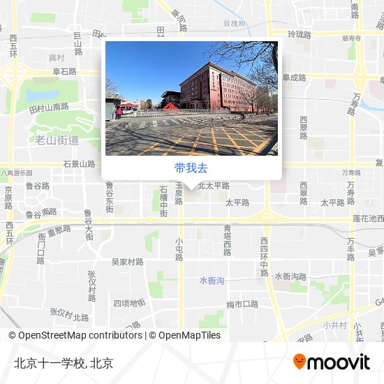 北京十一学校地图