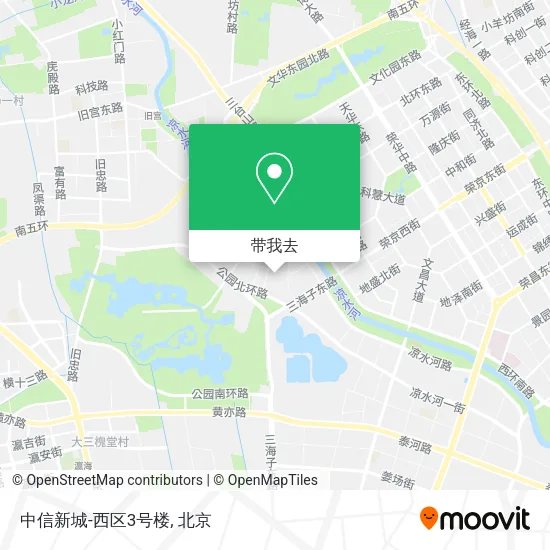中信新城-西区3号楼地图