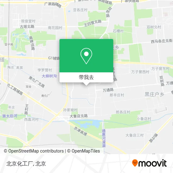 北京化工厂地图