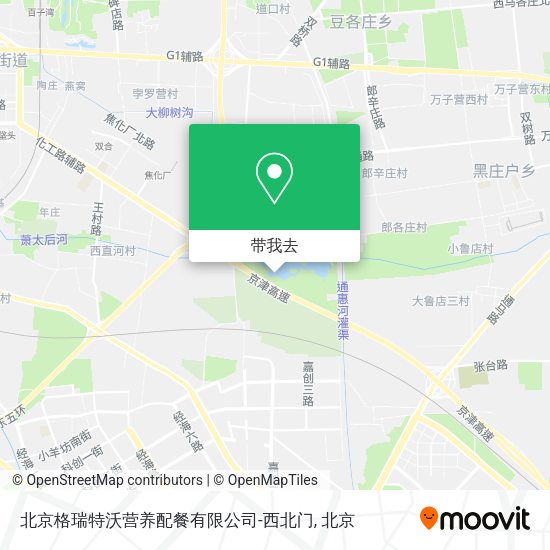 北京格瑞特沃营养配餐有限公司-西北门地图