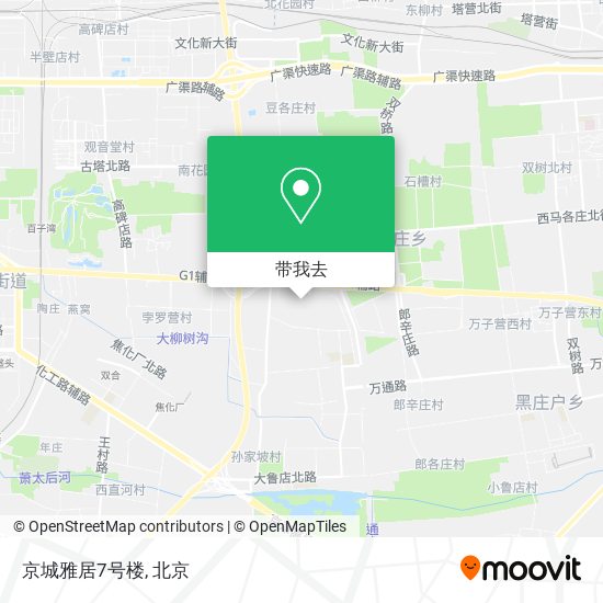 京城雅居7号楼地图