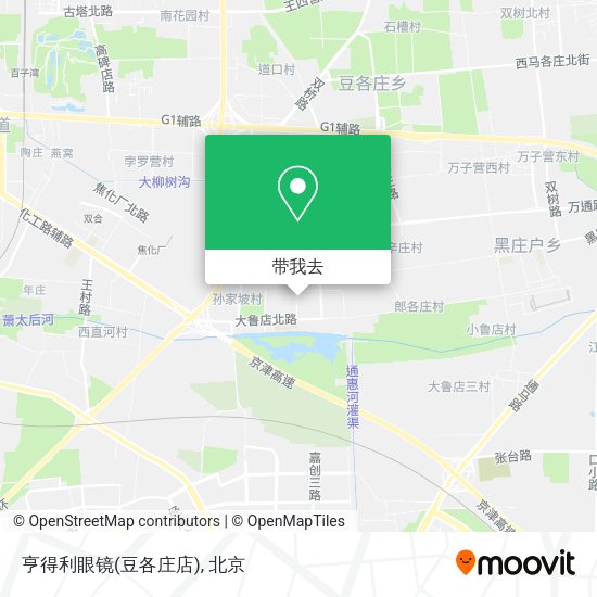 亨得利眼镜(豆各庄店)地图