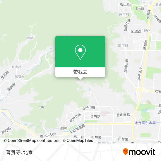 普贤寺地图