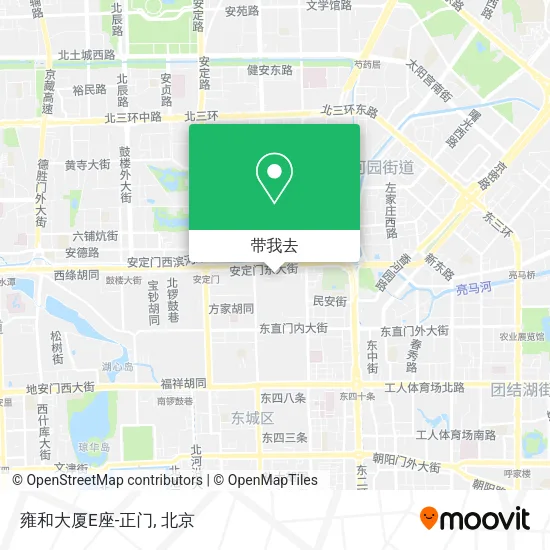雍和大厦E座-正门地图