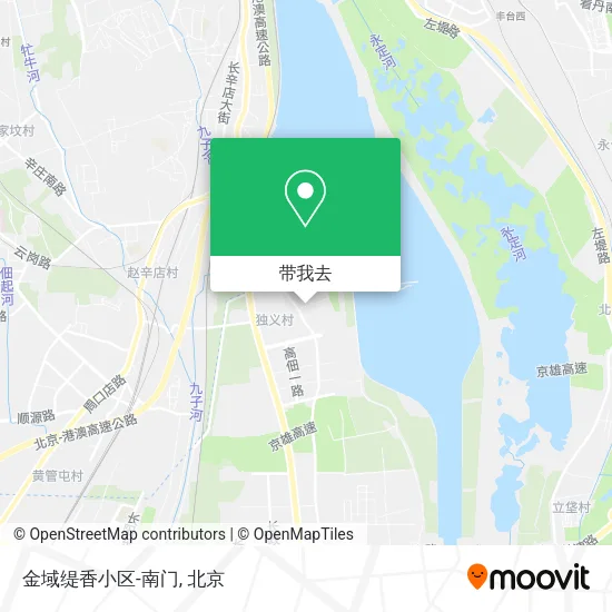 金域缇香小区-南门地图