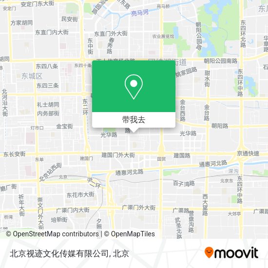 北京视迹文化传媒有限公司地图