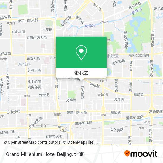 Grand Millenium Hotel Beijing地图