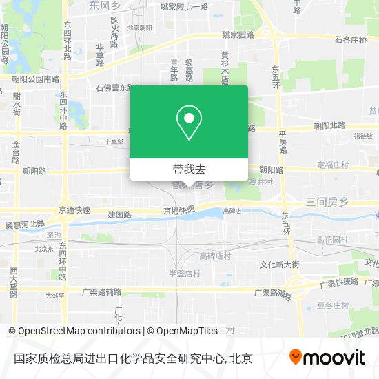 国家质检总局进出口化学品安全研究中心地图
