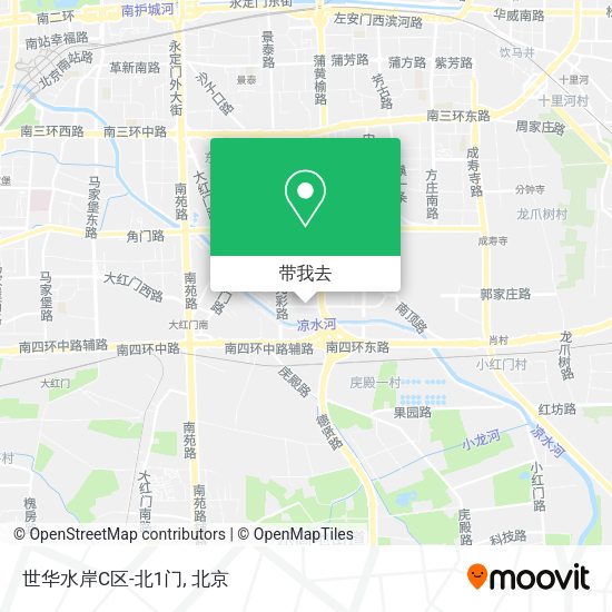 世华水岸C区-北1门地图