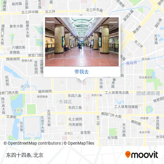 东四十四条地图