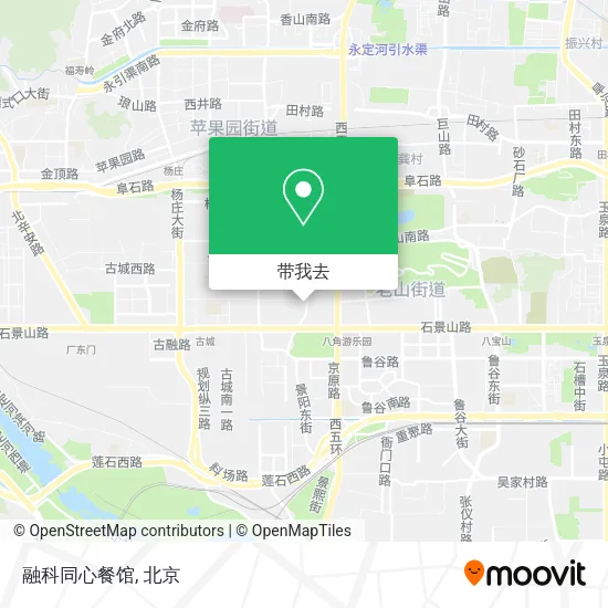 融科同心餐馆地图