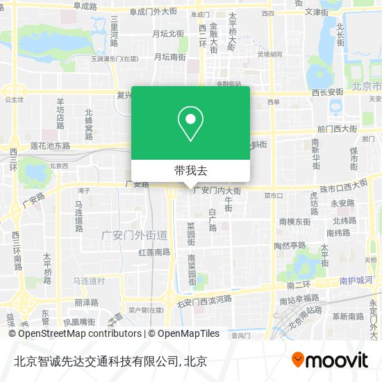 北京智诚先达交通科技有限公司地图