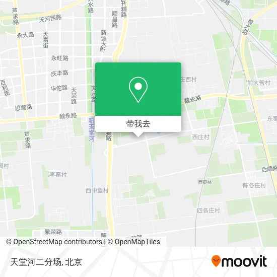 天堂河二分场地图