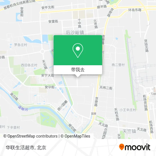 华联生活超市地图