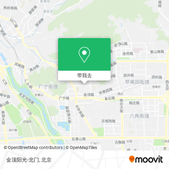 金顶阳光-北门地图