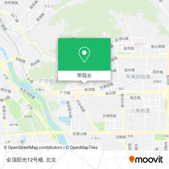 金顶阳光12号楼地图