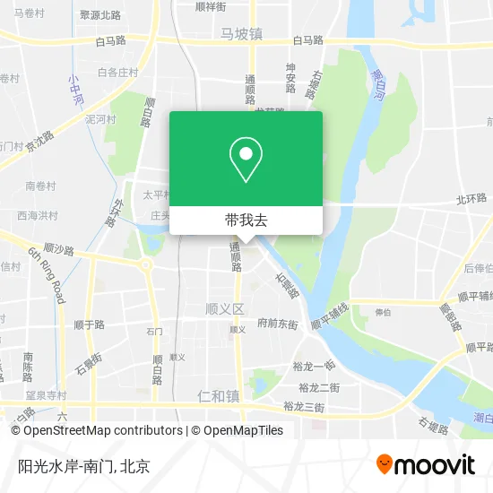 阳光水岸-南门地图