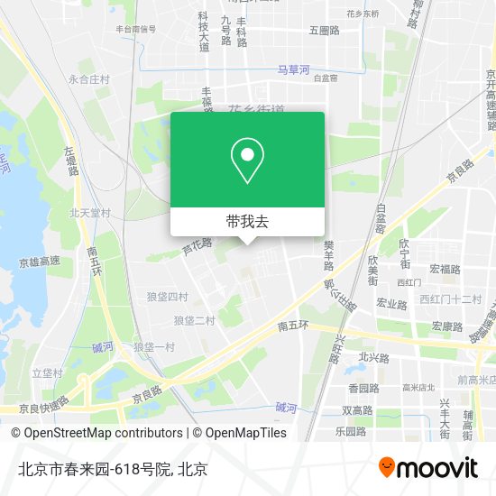 北京市春来园-618号院地图