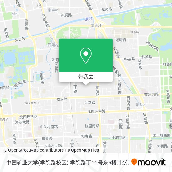 中国矿业大学(学院路校区)-学院路丁11号东5楼地图