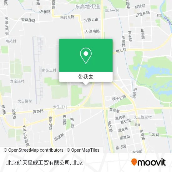 北京航天星舰工贸有限公司地图