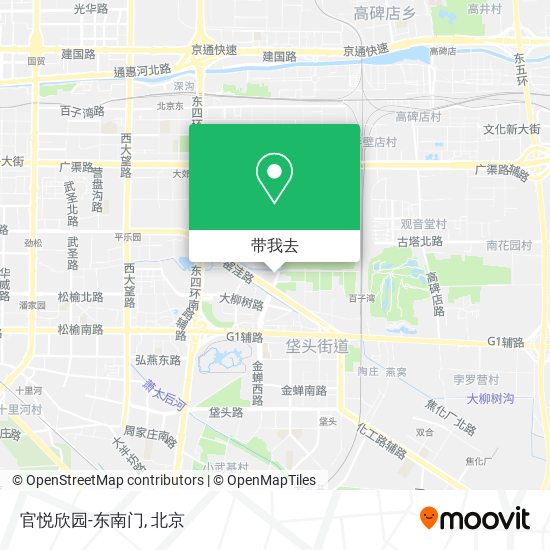 官悦欣园-东南门地图