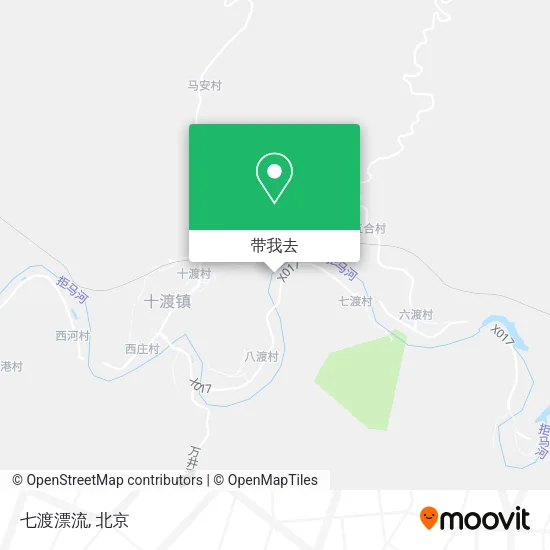 七渡漂流地图
