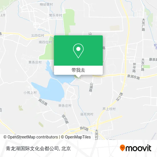 青龙湖国际文化会都公司地图